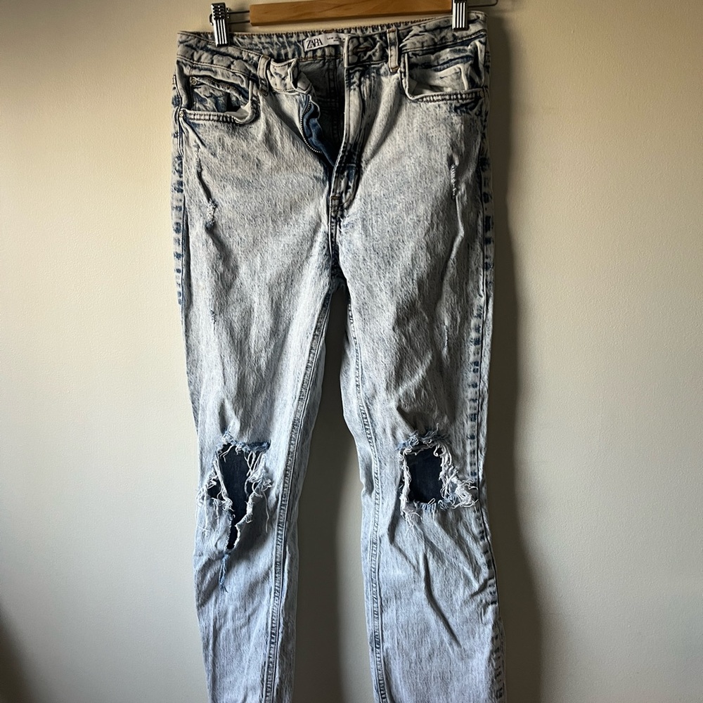 Zara Acid Wash Jeans